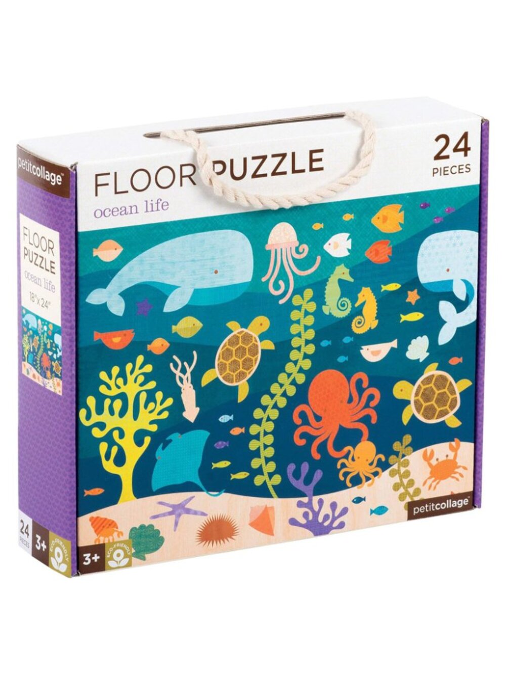 Petit Collage Floor Puzzle - Ocean Life